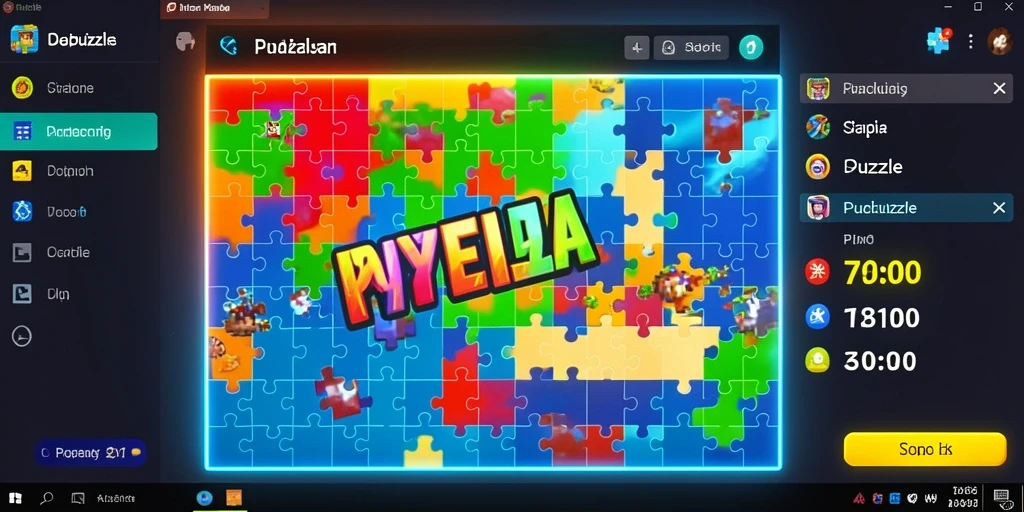 Screenshot pertama menunjukkan antarmuka permainan yang menarik.