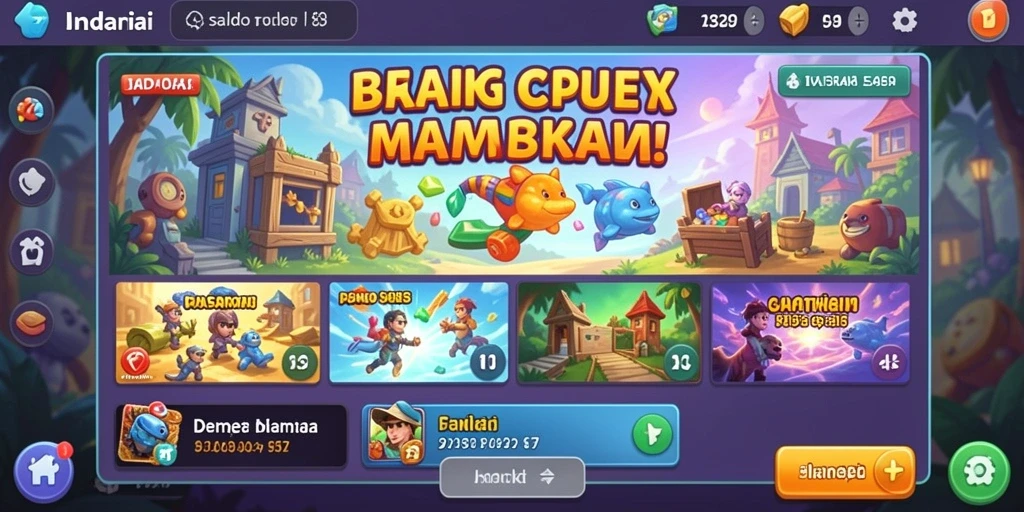 Tampilan antarmuka DEWAGARUDA yang menarik dan user-friendly.