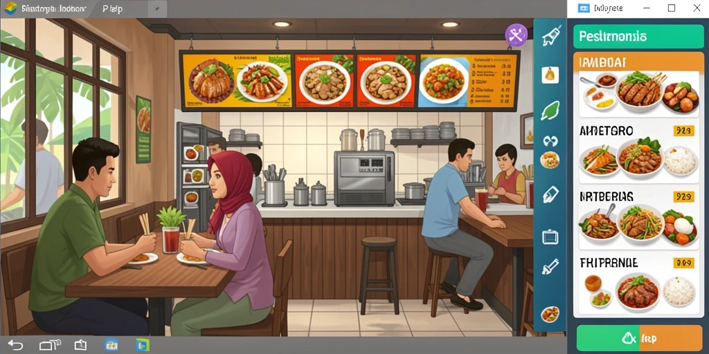 Tampilan antarmuka yang menarik dan user-friendly.