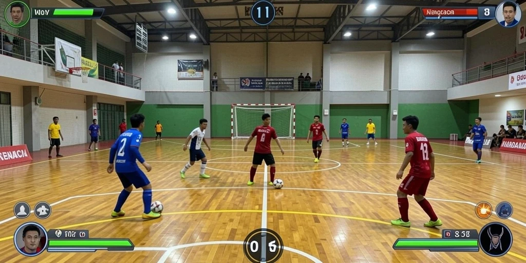 Screenshot menunjukkan gameplay G9VIP yang menarik.