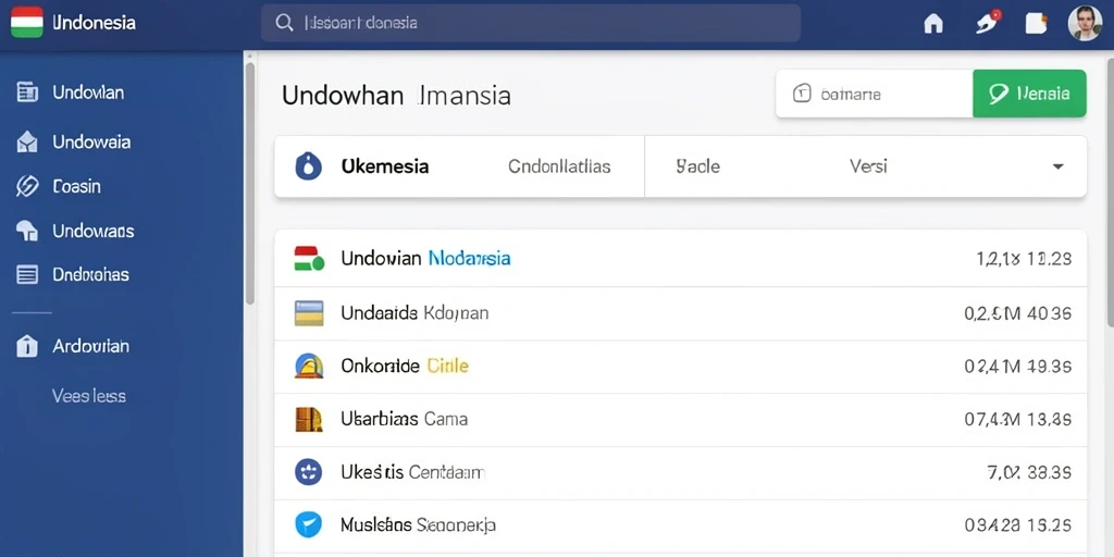 Tampilan antarmuka pengguna yang intuitif dan modern.