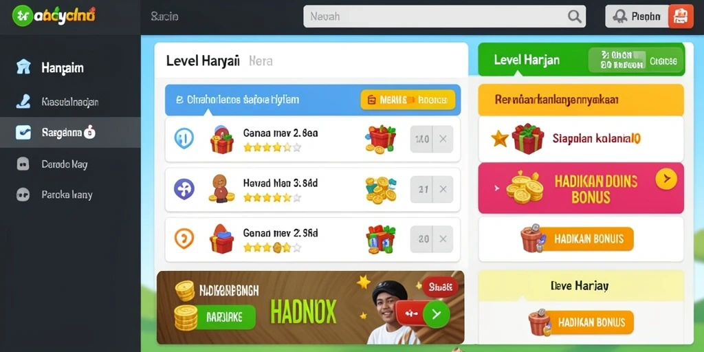 Tampilan awal yang menarik dan mudah dipahami.